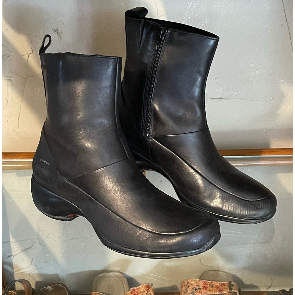 Soft leather boots